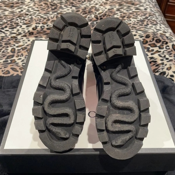 GUCCI TRIP STRIPED ANKLE BOOT - Picture 7 of 9